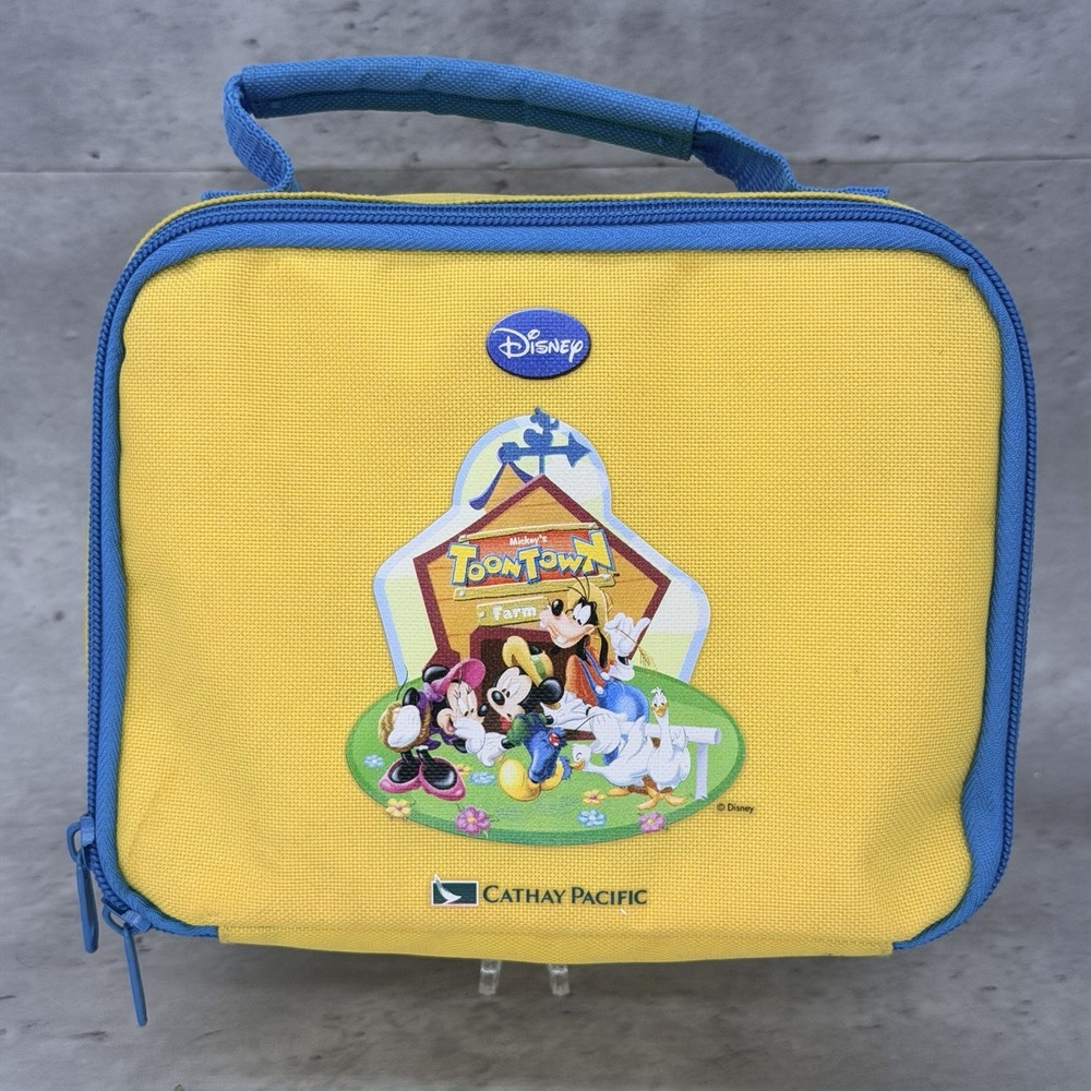 Rare! Disney Parks Exclusive Toon Town Cathay Pacific Kid/baby Lunch Bag